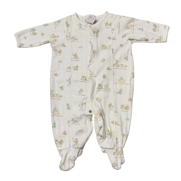 Carter's Other - Vintage Carter's Storybook Nursery Rhyme Footie Pajamas Unisex Size 0-3 Month